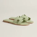Hermes - Claquettes Vert de mer